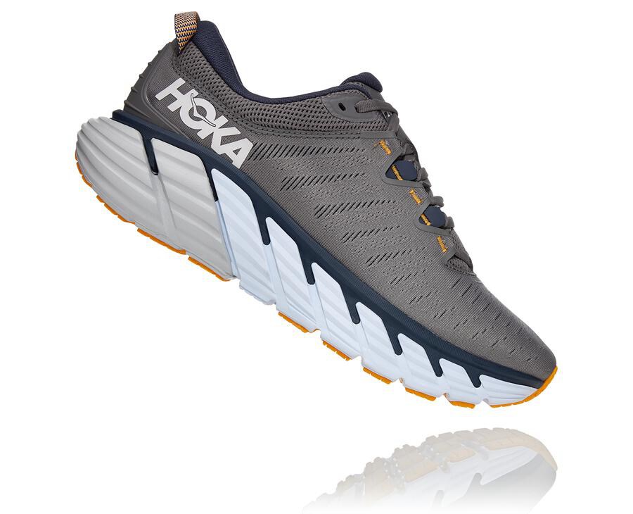 Hoka One One Hardloopschoenen Heren - Gaviota 3 - Grijs - AL4381257